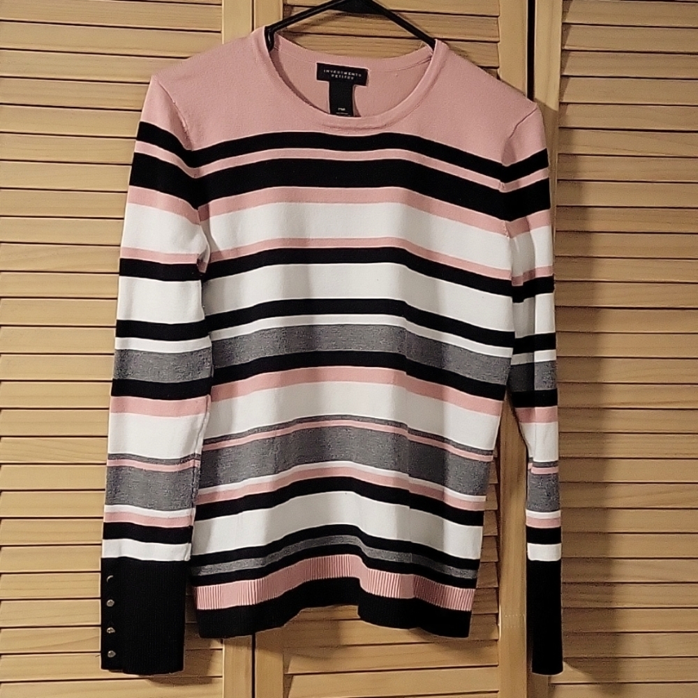 INVESTMENTS STRIPED SWEATER - Picture 8 of 8